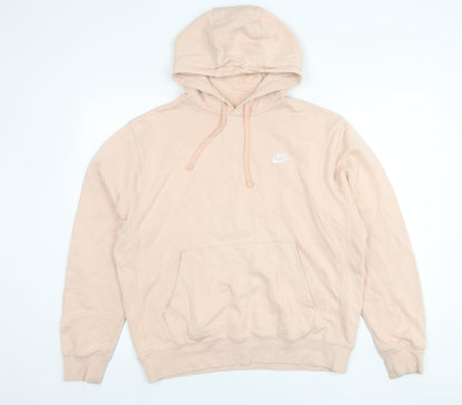 Nike Women’s Pink Pullover Hoodie M Regular Fit Sportswear