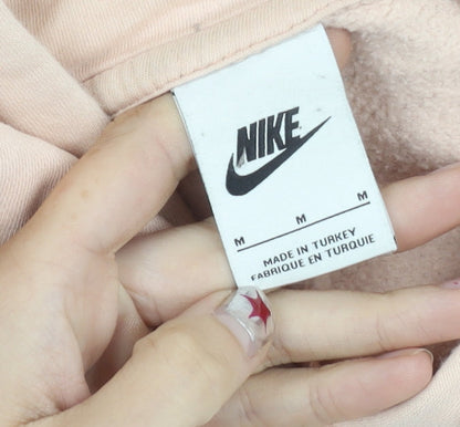 Nike Women’s Pink Pullover Hoodie M Regular Fit Sportswear