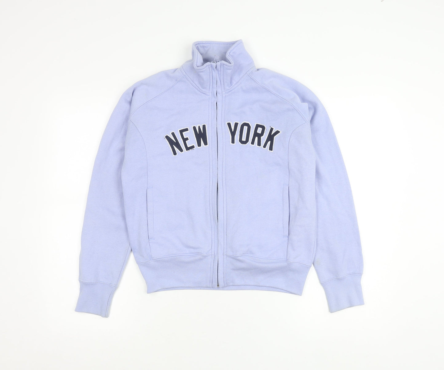 New York Girls Blue Track Jacket Size 14 Years Full Zip Casual Sportswear