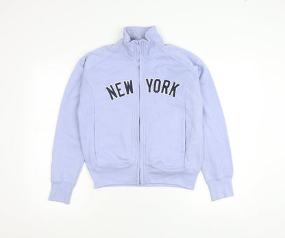 New York Girls Blue Track Jacket Size 14 Years Full Zip Casual Sportswear