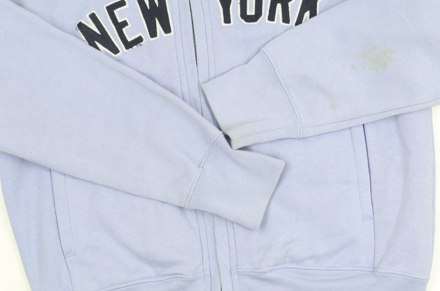 New York Girls Blue Track Jacket Size 14 Years Full Zip Casual Sportswear
