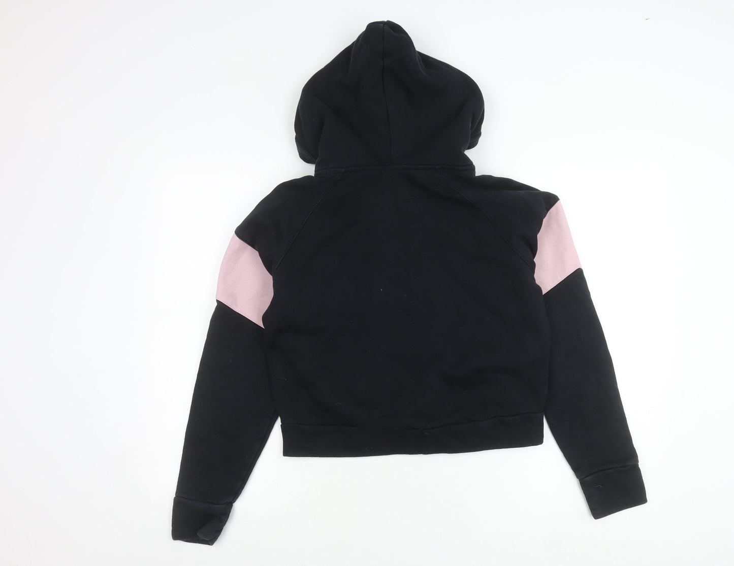 O’Neills Girls Black Hoodie Jacket 12 Years Cotton Blend Zip Up Casual