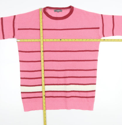 Womens UK Size 1214 Studio Pink Pullover Jumper