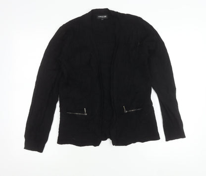 Womens UK Size 12 Debenhams Black Cardigan Jumper