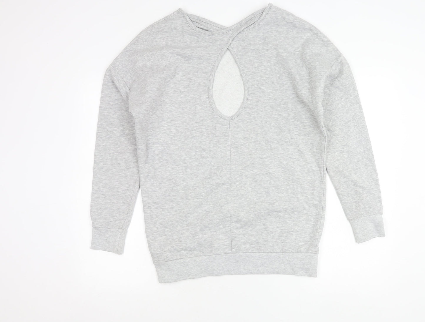 Michelle Keegan Women’s Grey Size 10 Pullover Sweatshirt Gym Quote