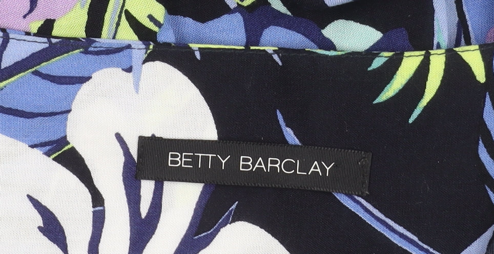 Betty Barclay Womens Multicoloured Floral Shift Dress Size 12