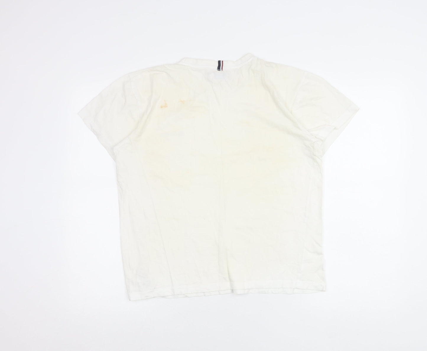 Mens UK Size M Ben Sherman White  T-Shirt
