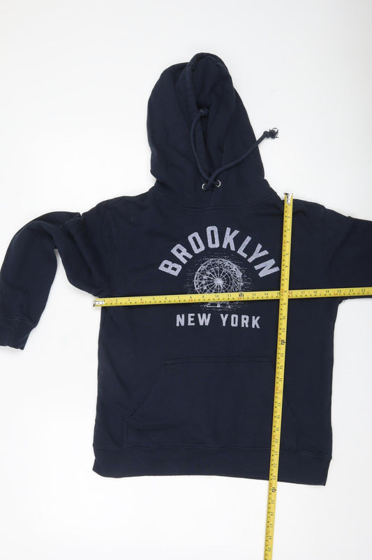 Mens UK Size S Lane Seven Blue Pullover Hoodie