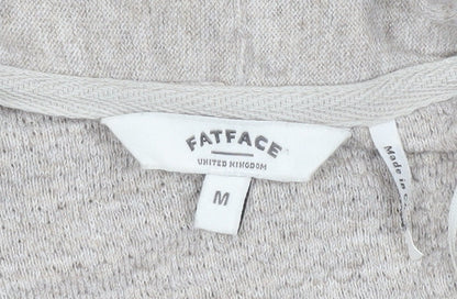 Womens UK Size M FatFace Beige Cardigan Jumper
