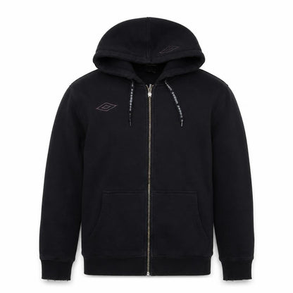 Mens UK Size M Umbro Black Full Zip Hoodie