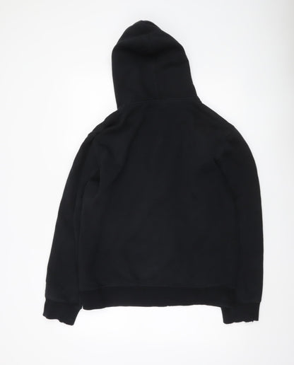 Umbro Men’s Black Full Zip Hoodie Size M Sportswear Cotton Blend