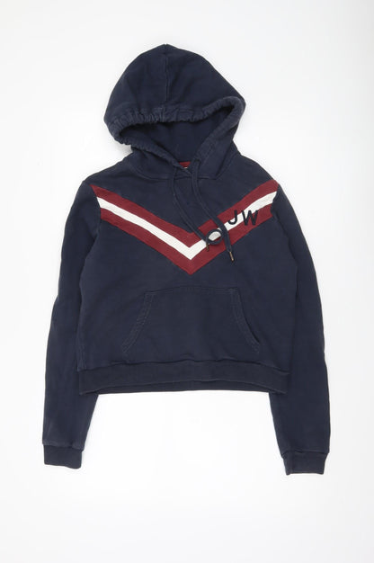 Womens UK Size 10 Jack Wills Blue Pullover Hoodie