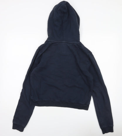 Womens UK Size 10 Jack Wills Blue Pullover Hoodie