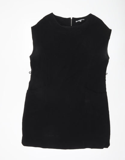 Oliver Bonas Women's Black Size 14 Sleeveless Shift Dress