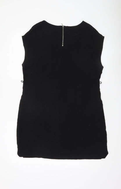 Oliver Bonas Women's Black Size 14 Sleeveless Shift Dress