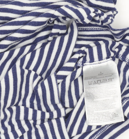 GAP Womens Blue White Striped Tank Top Size S Cotton Modal