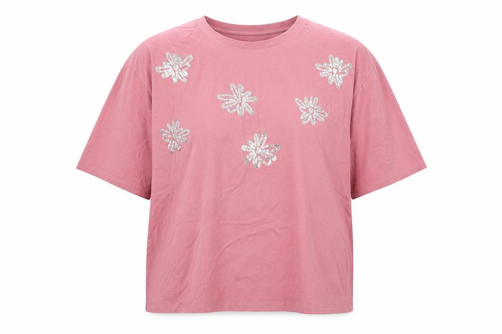 Womens UK Size XL NEXT Pink Basic T-Shirt