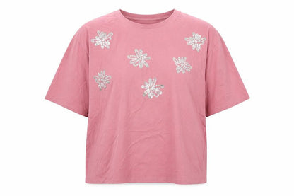 Womens UK Size XL NEXT Pink Basic T-Shirt