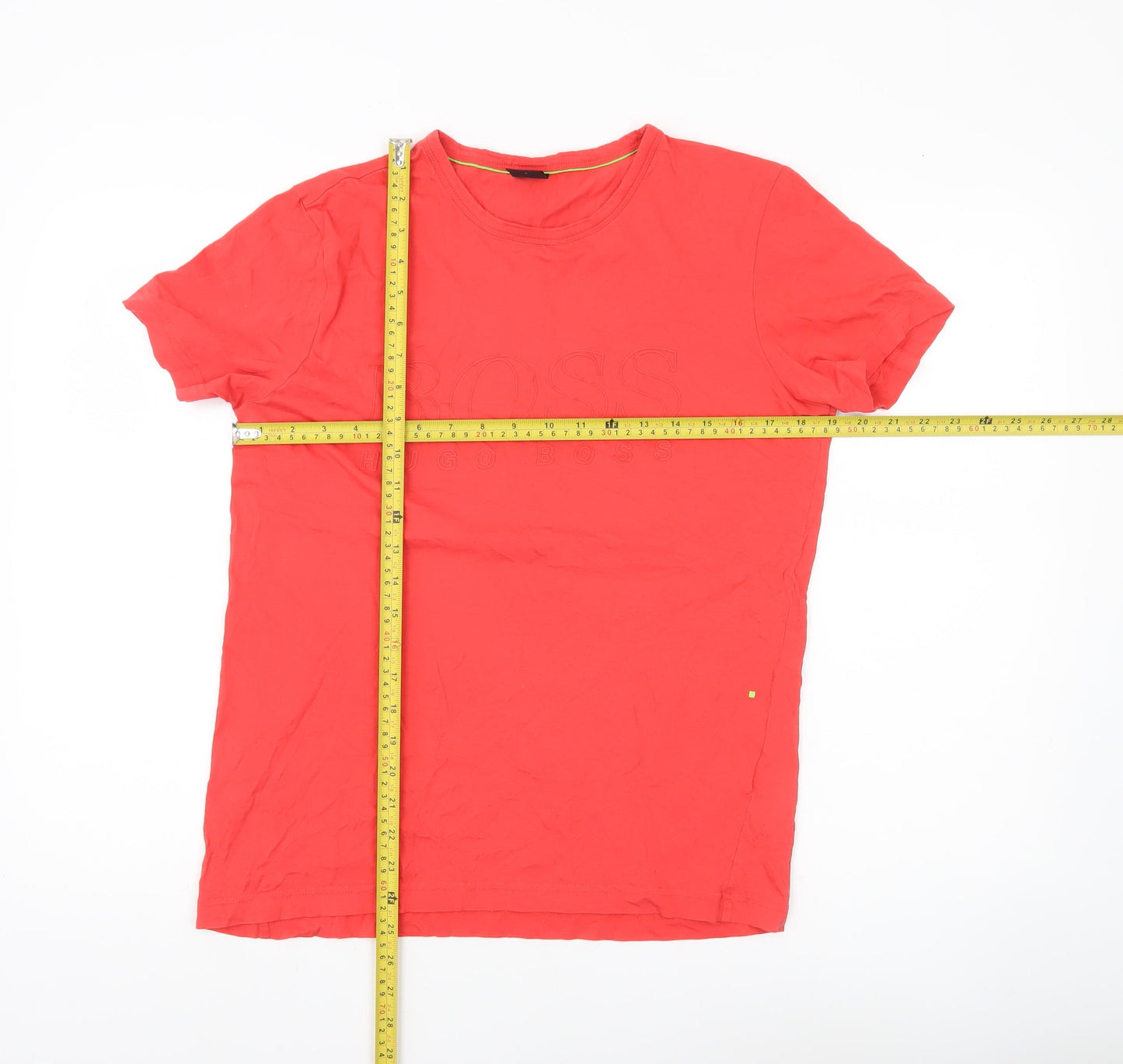 Mens UK Size S HUGO BOSS Red  T-Shirt
