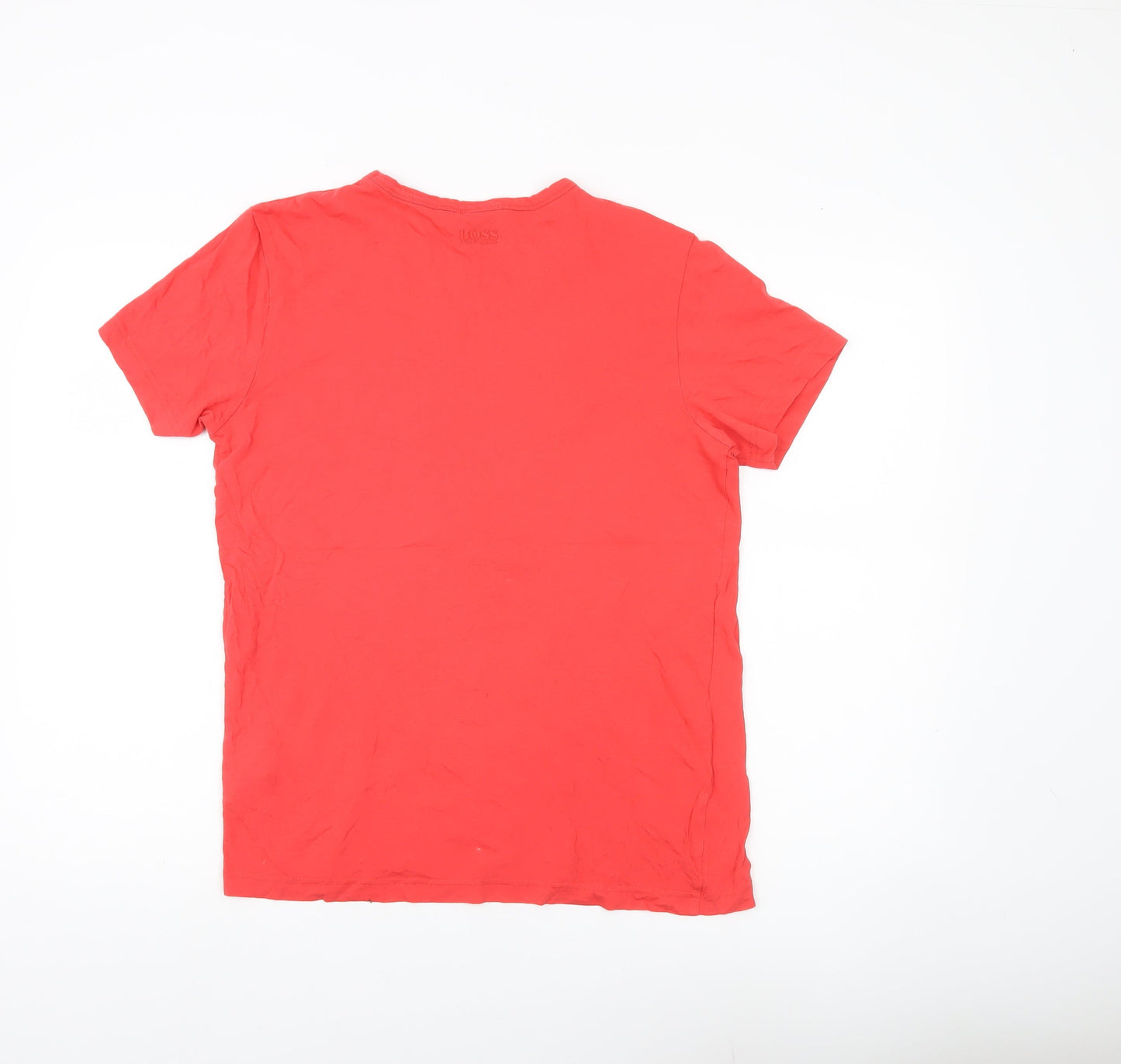 Mens UK Size S HUGO BOSS Red  T-Shirt