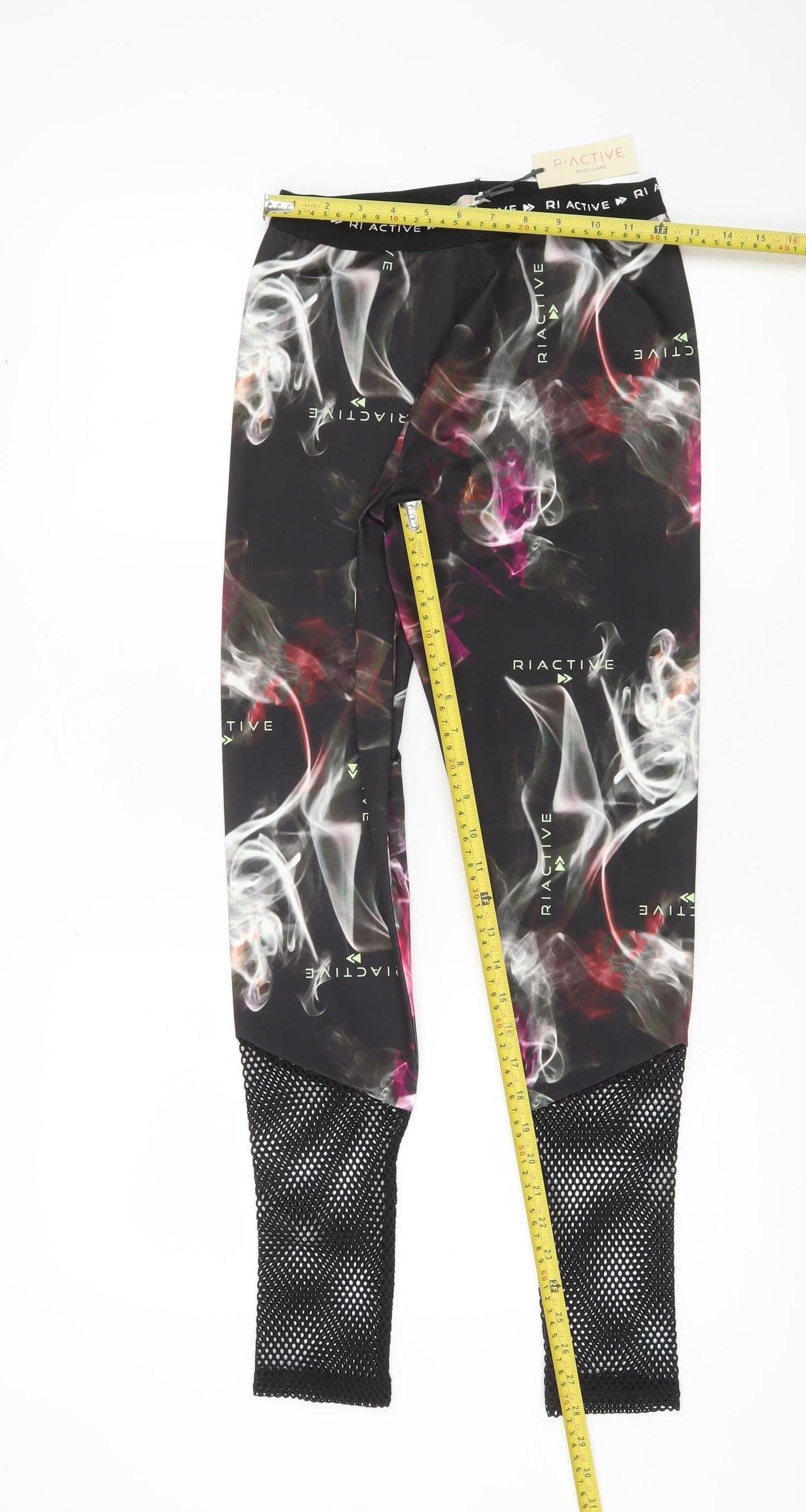 River Island Girls Multicoloured 13-14 Years Slim Fit Activewear Leggings