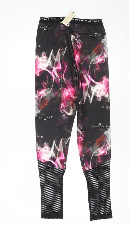 River Island Girls Multicoloured 13-14 Years Slim Fit Activewear Leggings