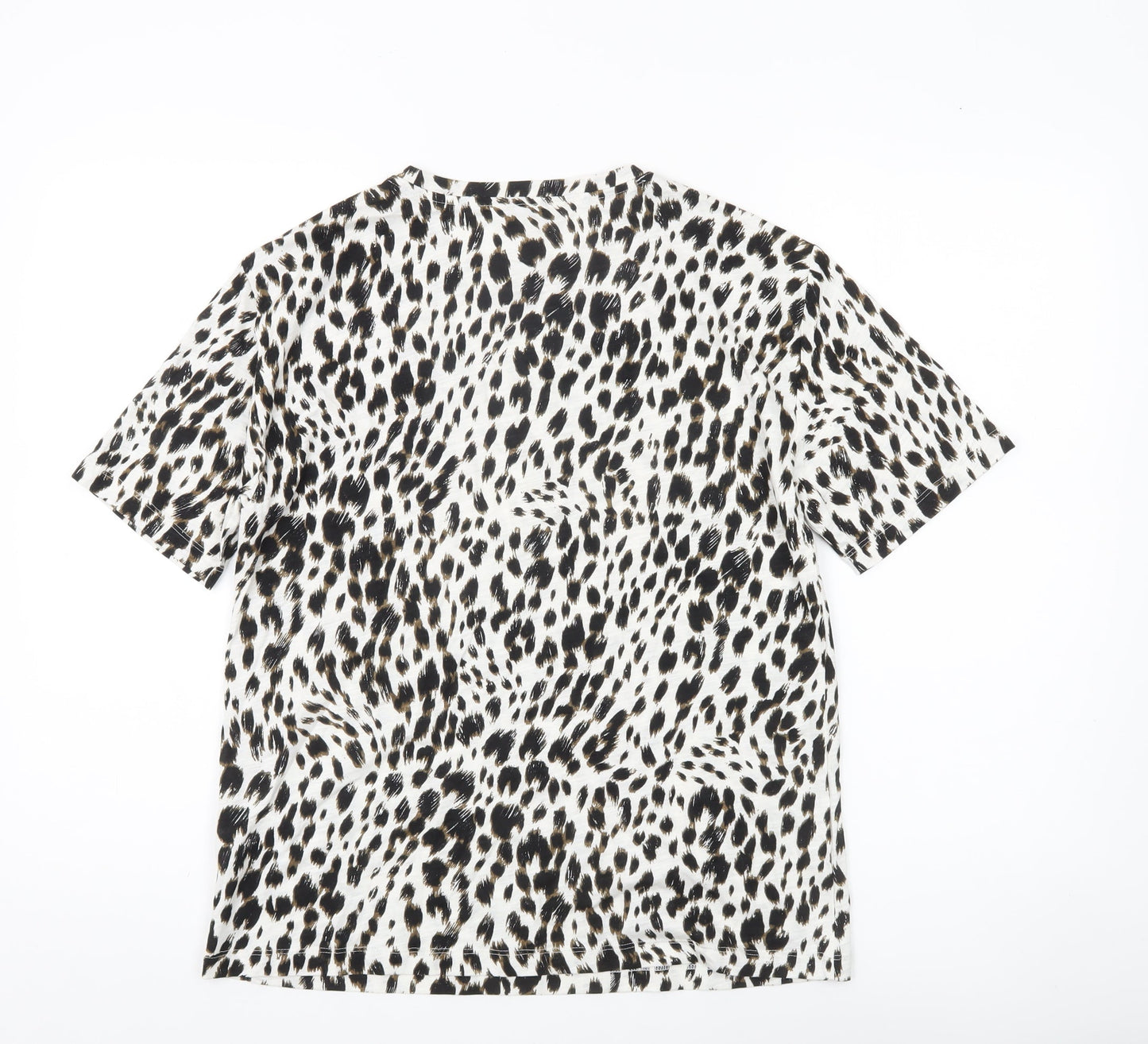 Womens UK Size 8 Marks and Spencer Multicoloured Basic T-Shirt