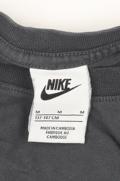 Nike Boys Black AIR Logo Graphic T-Shirt Short Sleeve 12-13 Years