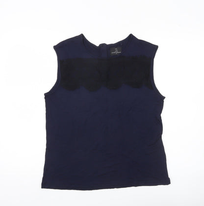 Womens UK Size 12 NEXT Blue Camisole Blouse