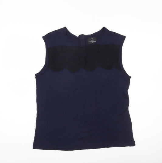 Womens UK Size 12 NEXT Blue Camisole Blouse