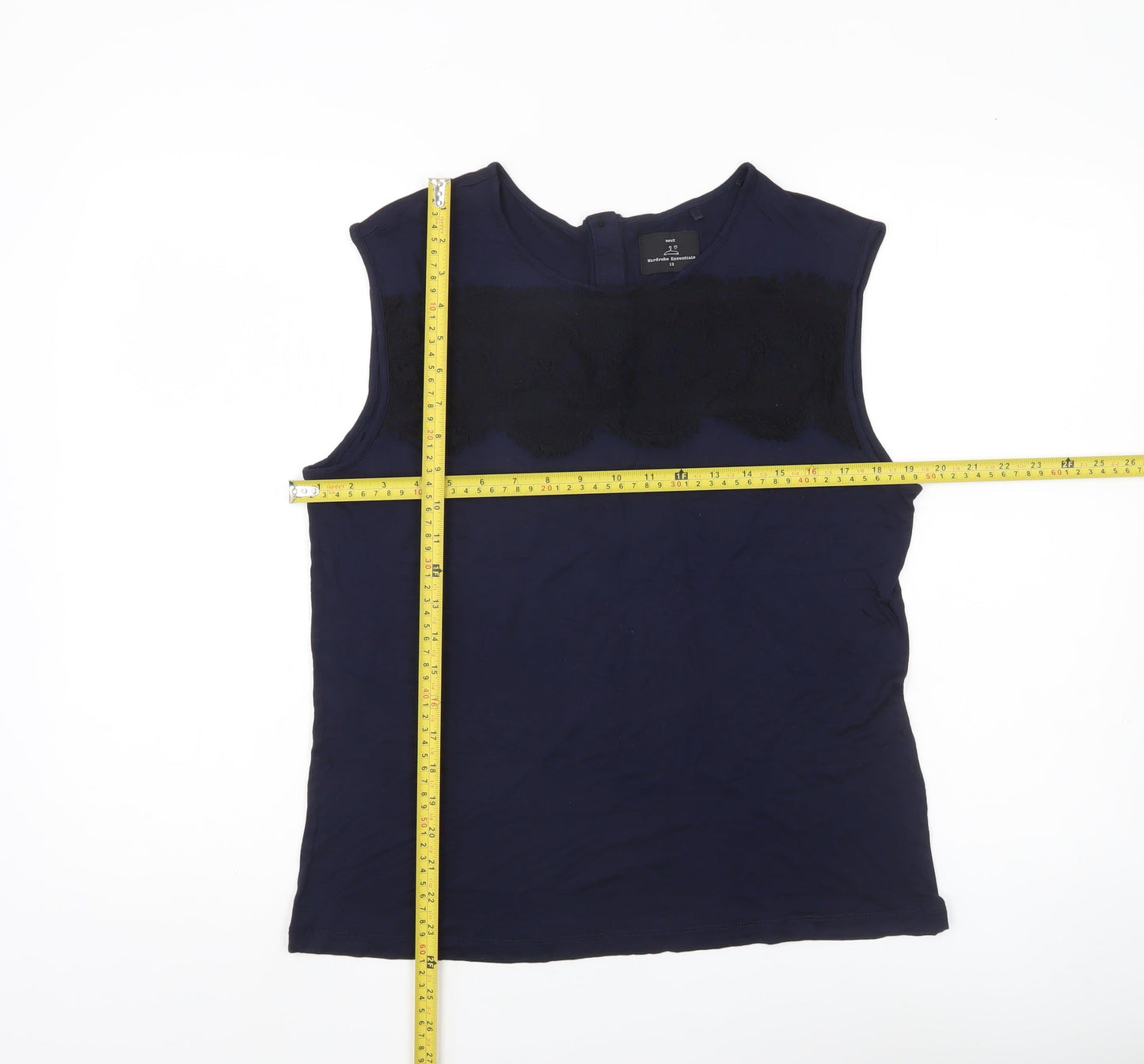 Womens UK Size 12 NEXT Blue Camisole Blouse