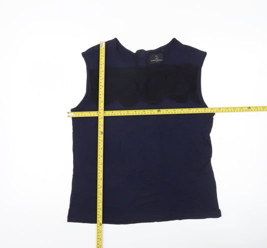 Womens UK Size 12 NEXT Blue Camisole Blouse