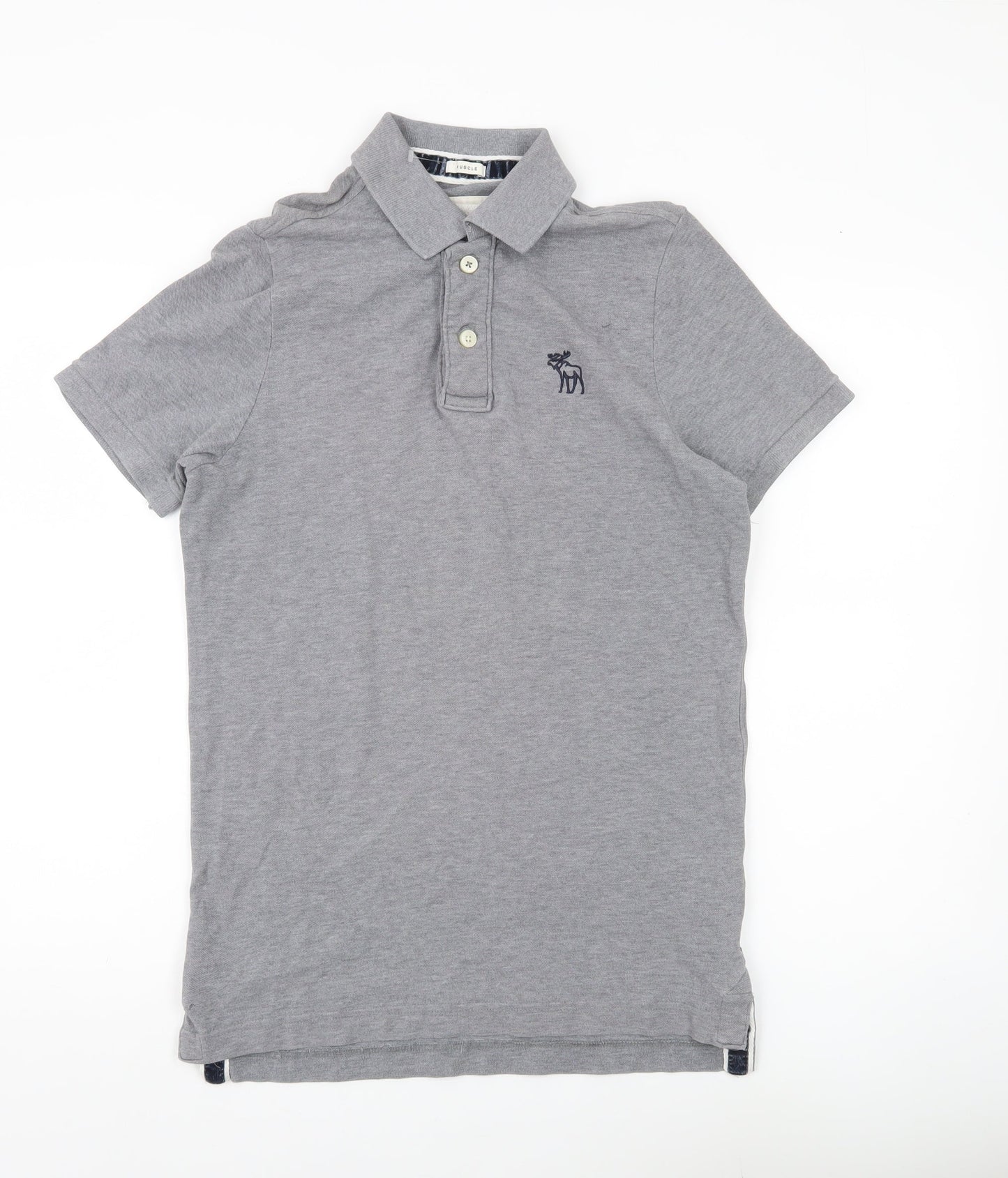 Abercrombie & Fitch Men’s Grey Slim Fit Polo Shirt Size M