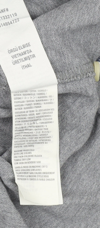 Abercrombie & Fitch Men’s Grey Slim Fit Polo Shirt Size M