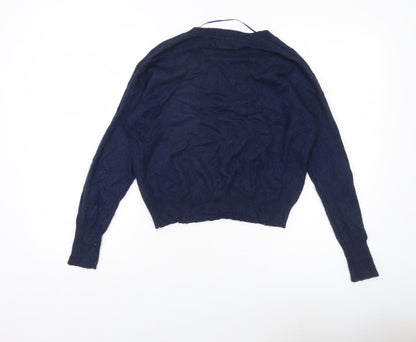 Womens UK Size 10 Atmosphere Blue Pullover Jumper