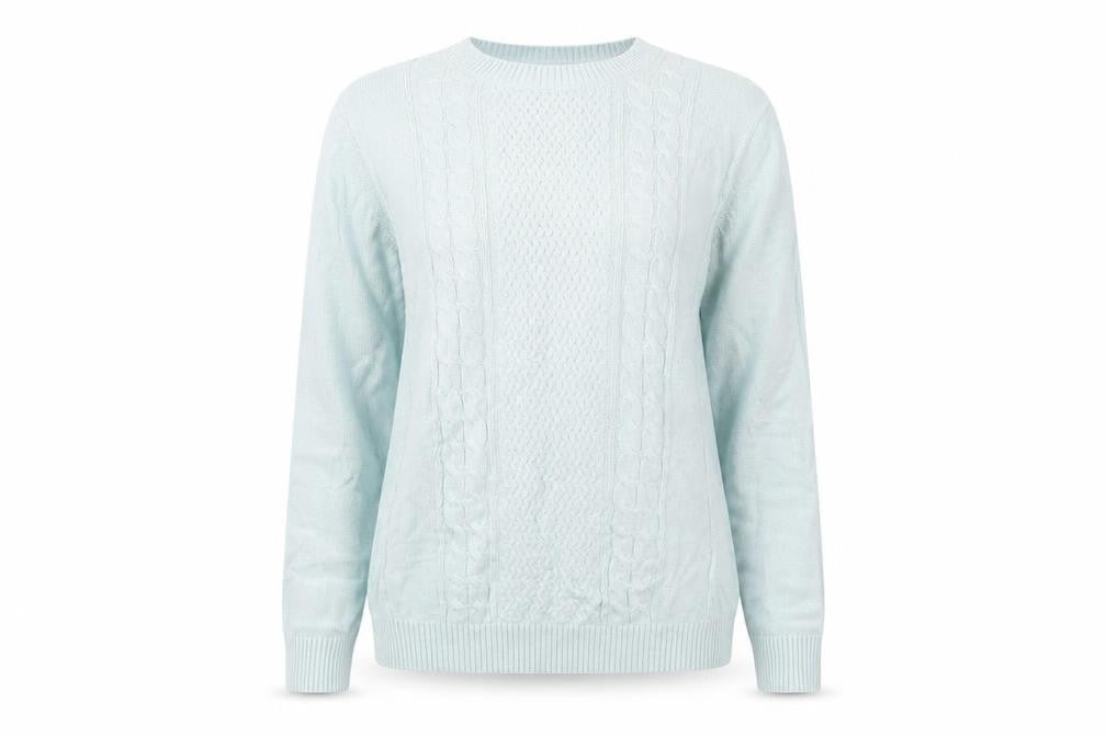 Womens UK Size S Oasis Blue Pullover Jumper