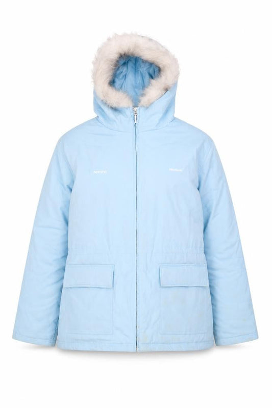Womens UK Size 16 Reebok Blue Parka Coat