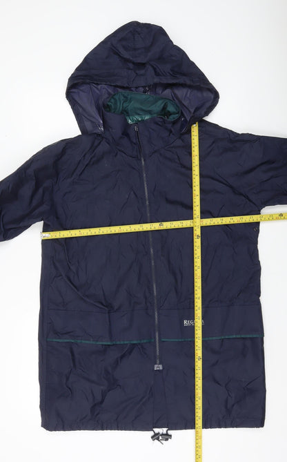 Mens UK Size S Regatta Blue Rain Coat