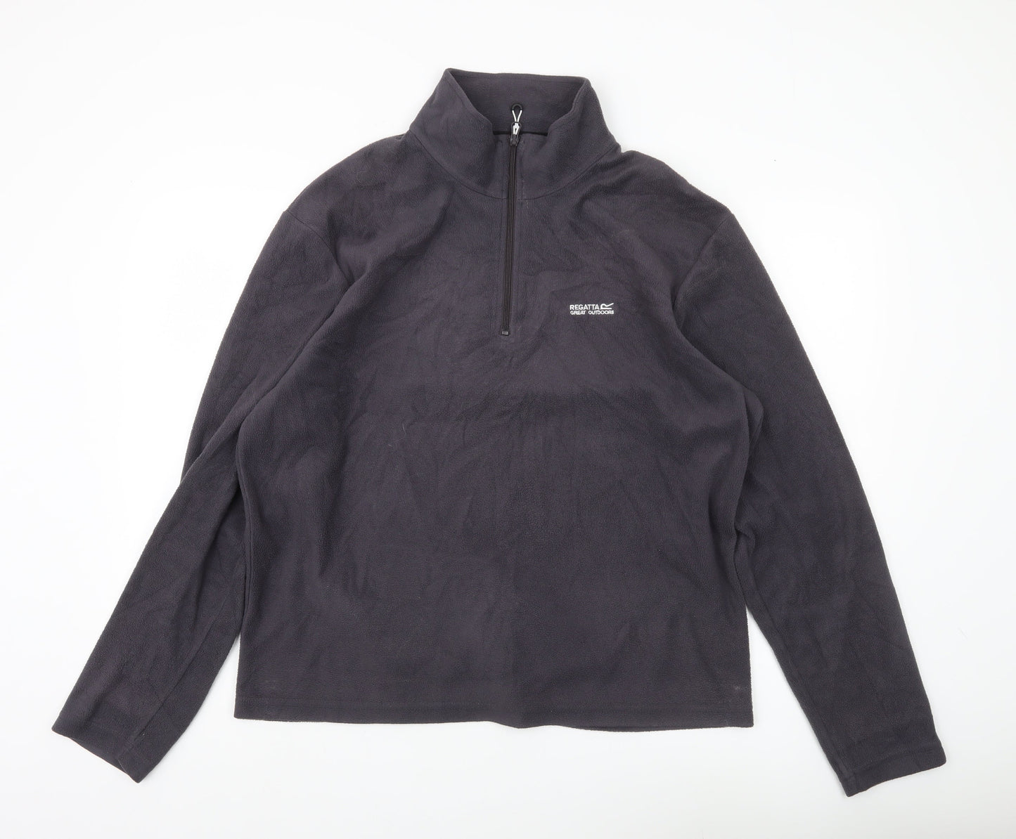 Mens UK Size XL Regatta Grey Henley Sweatshirt