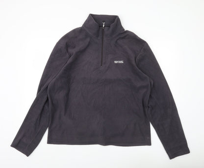 Mens UK Size XL Regatta Grey Henley Sweatshirt