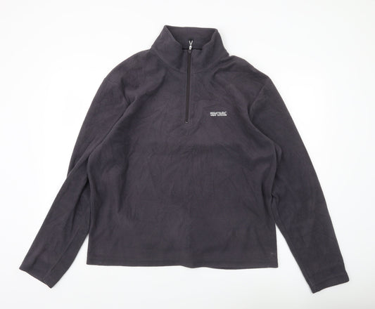 Mens UK Size XL Regatta Grey Henley Sweatshirt