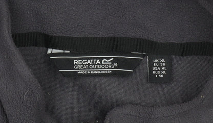 Mens UK Size XL Regatta Grey Henley Sweatshirt