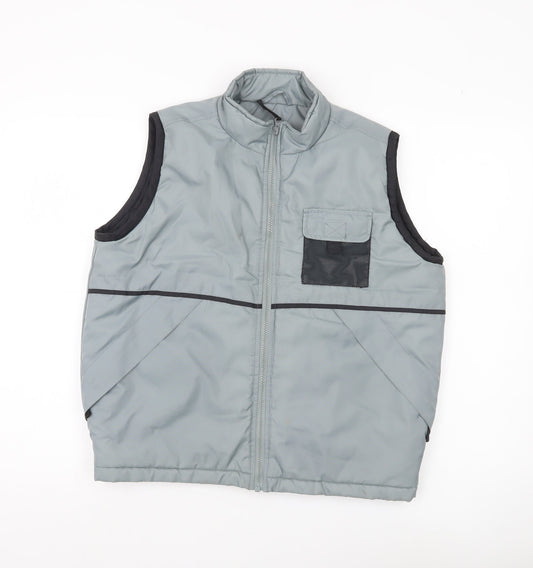 Mens UK Size 34 St Bernard Grey Bodywarmer