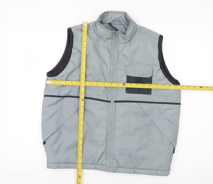 Mens UK Size 34 St Bernard Grey Bodywarmer