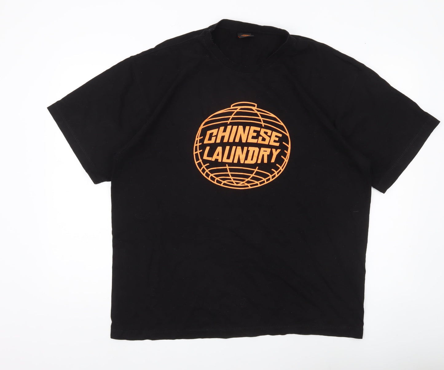 Chinese Laundry Men’s Black XL Graphic Logo T-Shirt Cotton