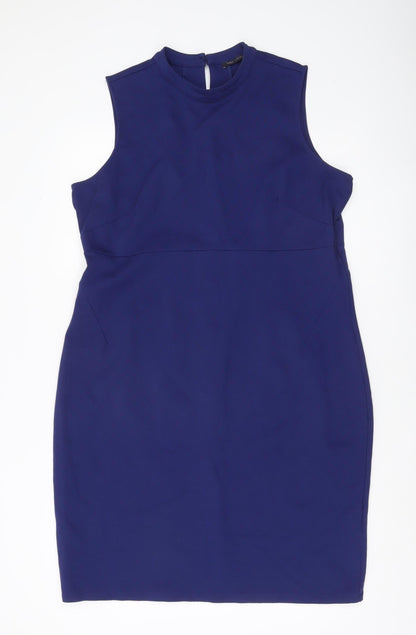 Marks and Spencer Women’s Blue Sheath Dress Size 20 Workwear