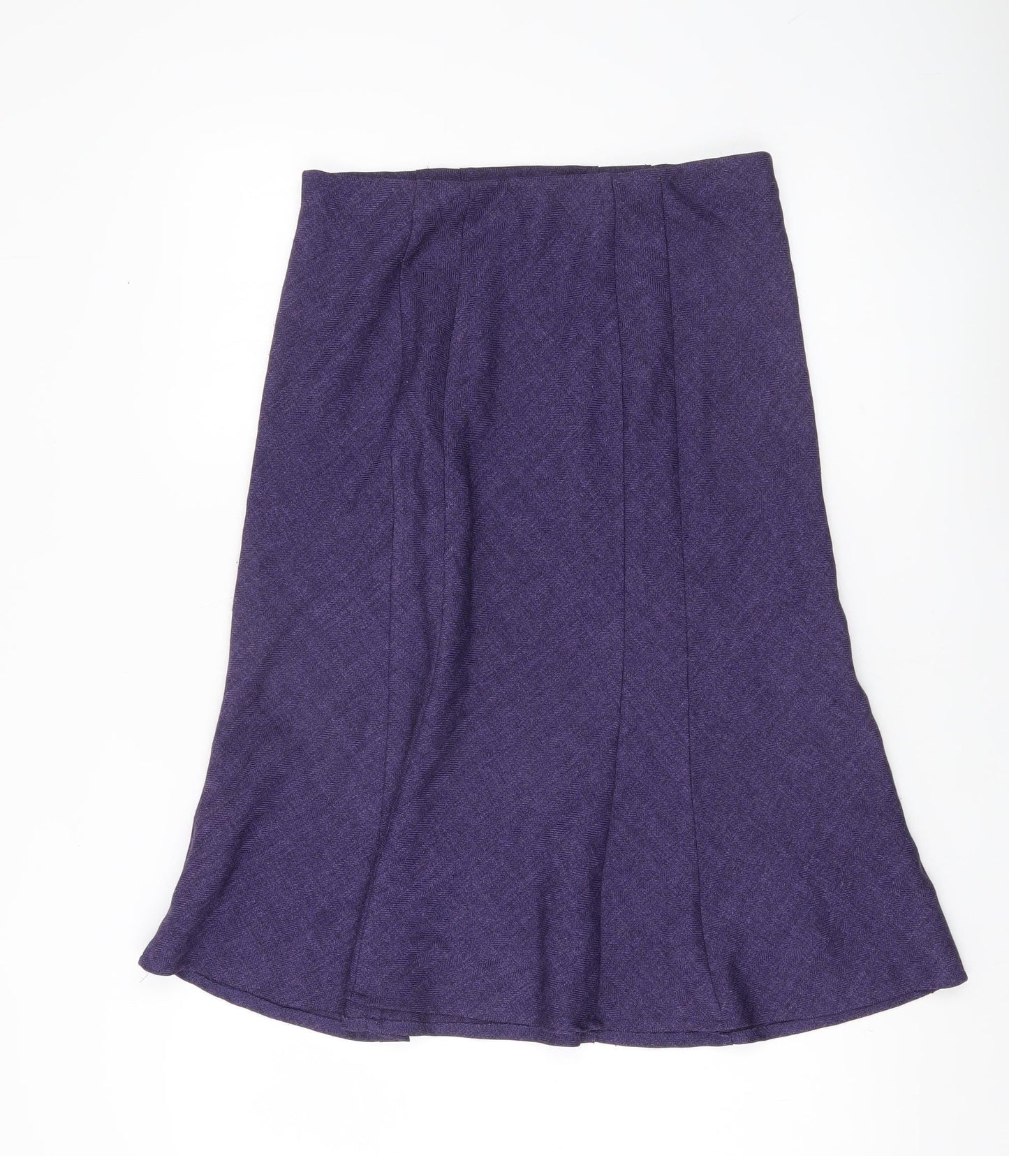 Honor Millburn Women’s Purple A-Line Knee Length Skirt Size 12
