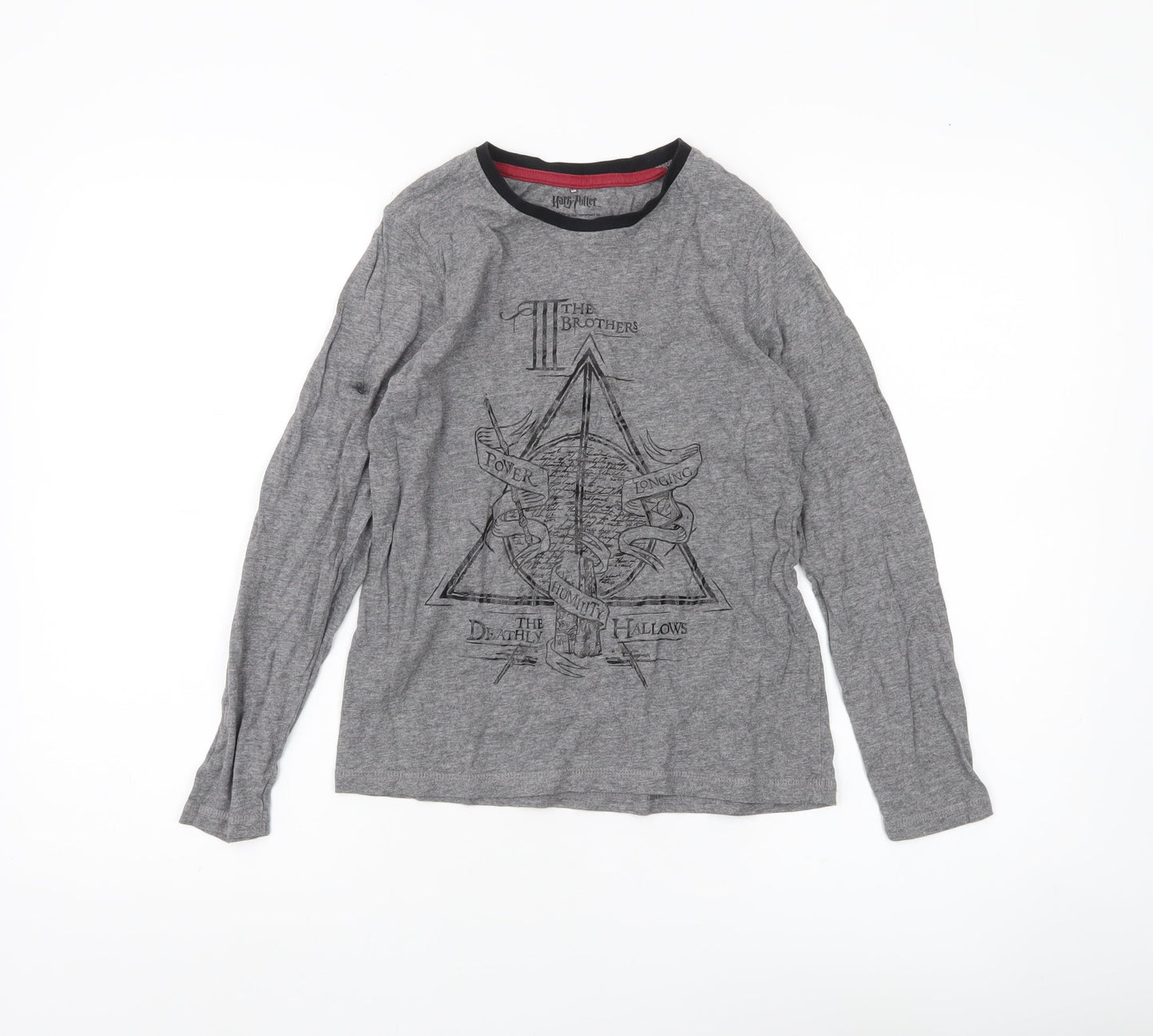 George Boys Harry Potter Grey Long Sleeve T-Shirt 11-12 Years