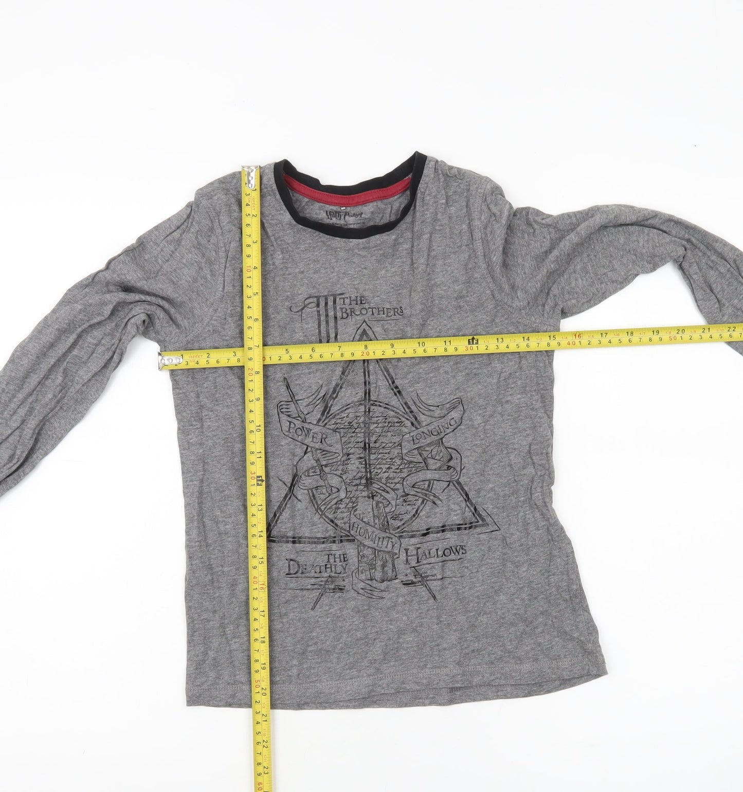 George Boys Harry Potter Grey Long Sleeve T-Shirt 11-12 Years