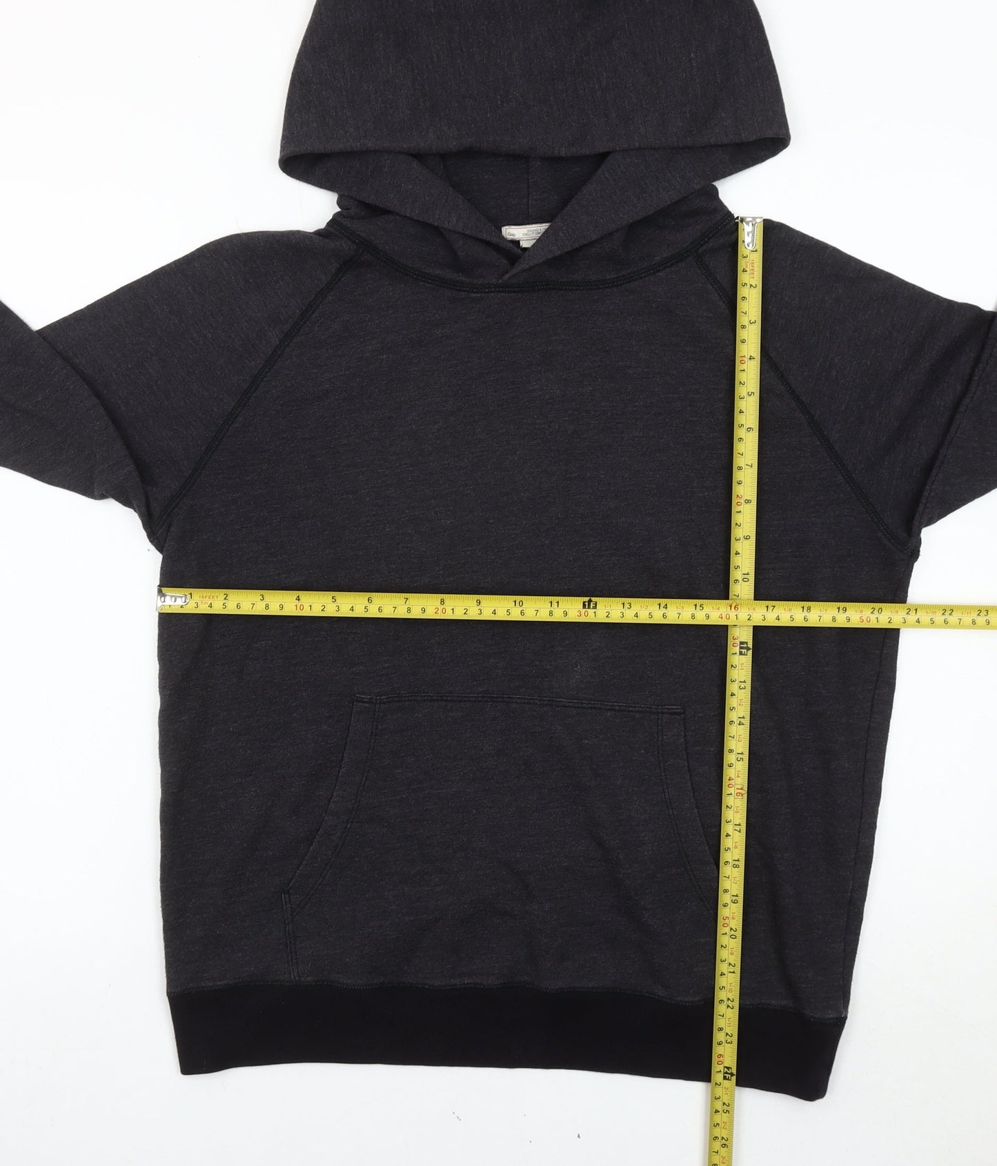 Mens UK Size M Gap Black Pullover Hoodie